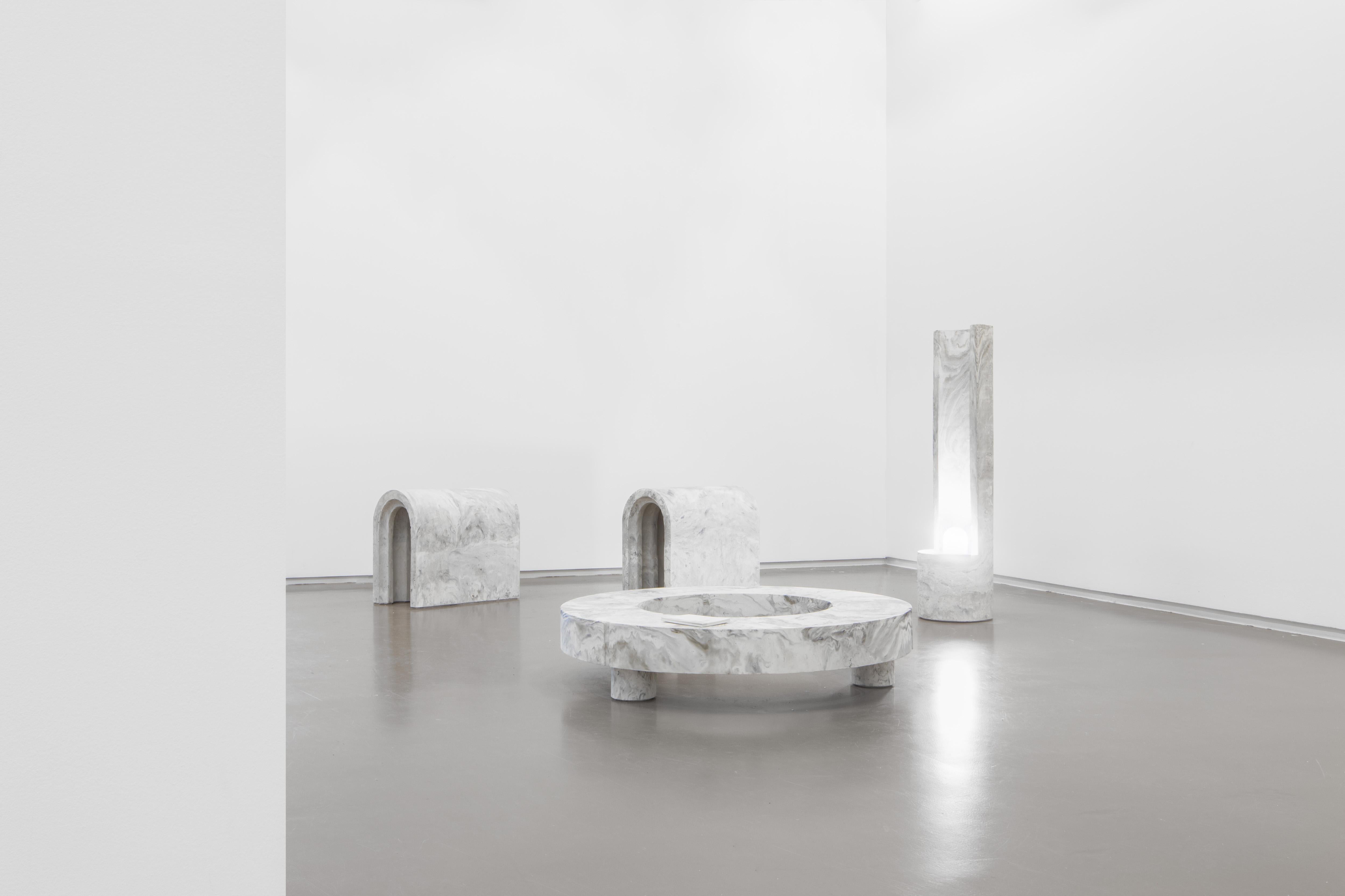 Modern Gestalt Low Table, Signed by Frederik Bogaerts and Jochen Sablon