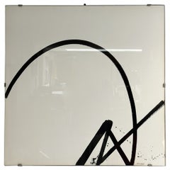 GESTO", quadro vintage Italiano del 1977, bianco e nero
