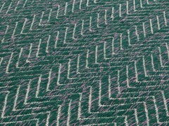 Gesture cc-tapis Cultivate Chevron Mint Rug in Himalayan Wool by Yuri  Himuro For Sale at 1stDibs