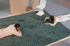 cc-tapis Tappeto Cultivate Red fatto a mano in lana himalayana di Yuri Himuro - IN STOCK