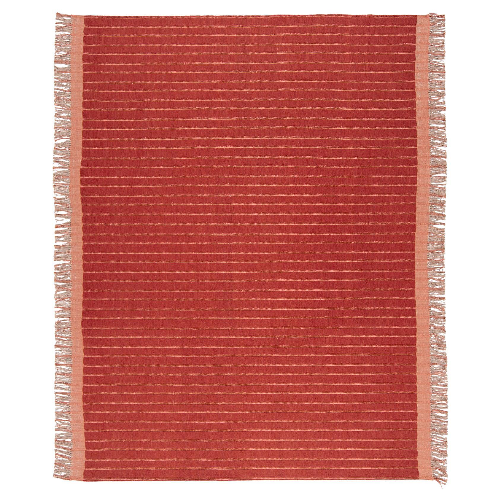 Gesture cc-tapis Cultivate Red Handmade Rug in Himalayan Wool by Yuri Himuro