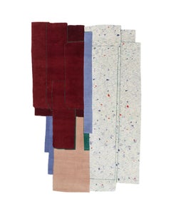 cc-tapis Patcha Standard Handmade Rug in Burgandy by Patricia Urquiola -IN STOCK