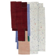 cc-tapis Tappeto Patcha Standard fatto a mano in Borgogna di Patricia Urquiola - IN MAGAZZINO