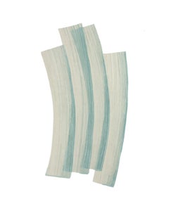 Gesture cc-tapis Stroke 1.0 Handmade Green Rug in Wool by Sabine Marcelis