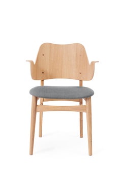 Gesture Chair Canvas White Oiled Oak Grey Melange by Warm Nordic