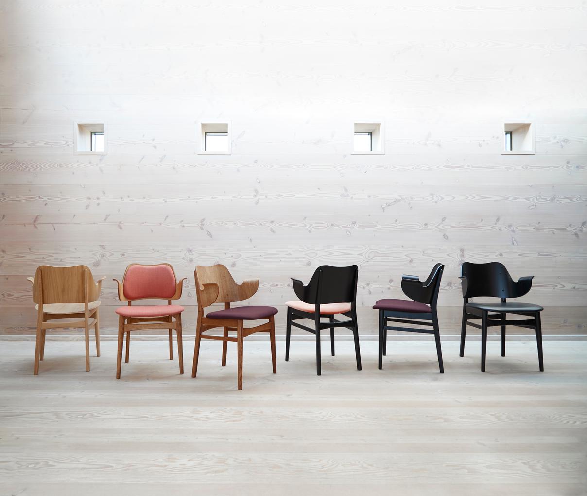 Gesture-Stuhl aus Teakholz, geöltes Eichenholz, schwarzes Leder, Cappuccino-Braun von Warm Nordic im Angebot 5