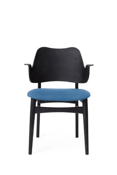Gesture Chair Vidar Black Beech Sea Blue by Warm Nordic