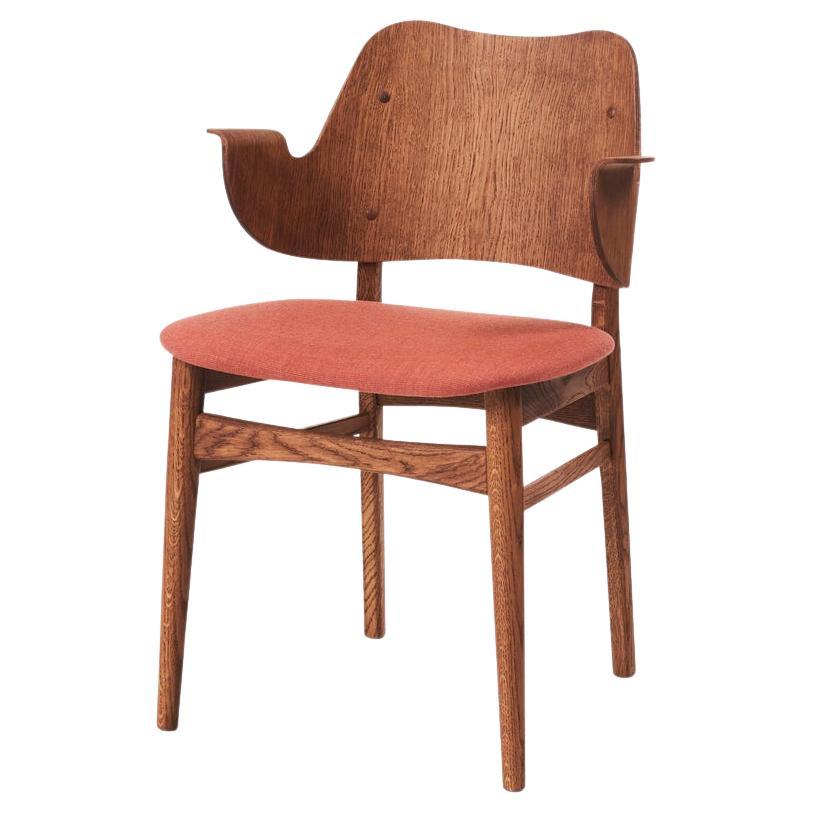 Gesture-Stuhl aus Teakholz, geölte Eiche, pfirsichrosa, von Warm Nordic