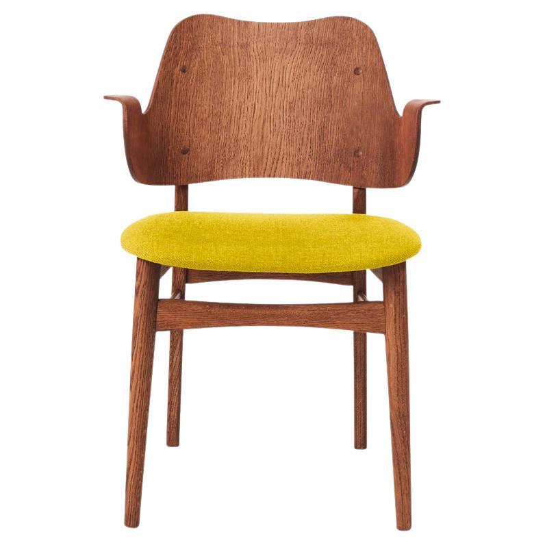 Gesture-Stuhl aus Teakholz, geölte Eiche, gelb, von Warm Nordic