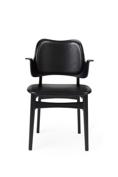 Gesture Lounge Chair Sevilla Black Leather, Black by Warm Nordic