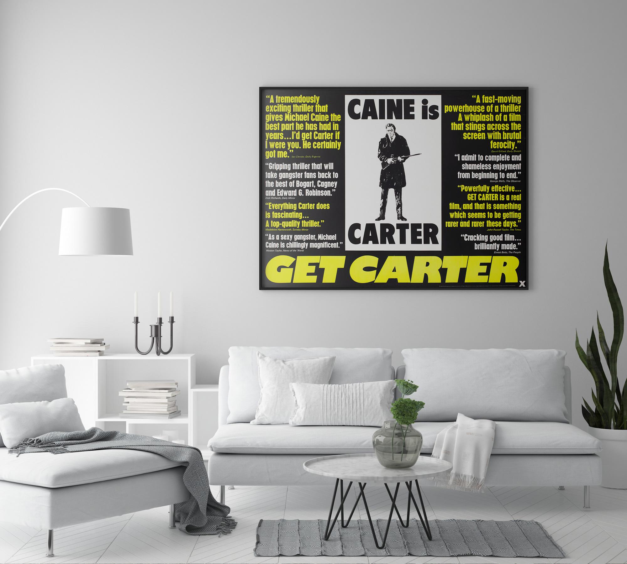 Get Carter 1971 UK Quad Quotes style film movie poster

The very rare UK quotes style quad film poster for 70s gritty Michael Caine thriller Get Carter. Fantastic fluorescent dayglo text (which actually looks better in person than