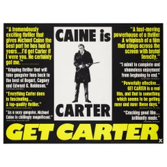 Get Carter 1971 UK Quad Quotes Style Film Movie Poster