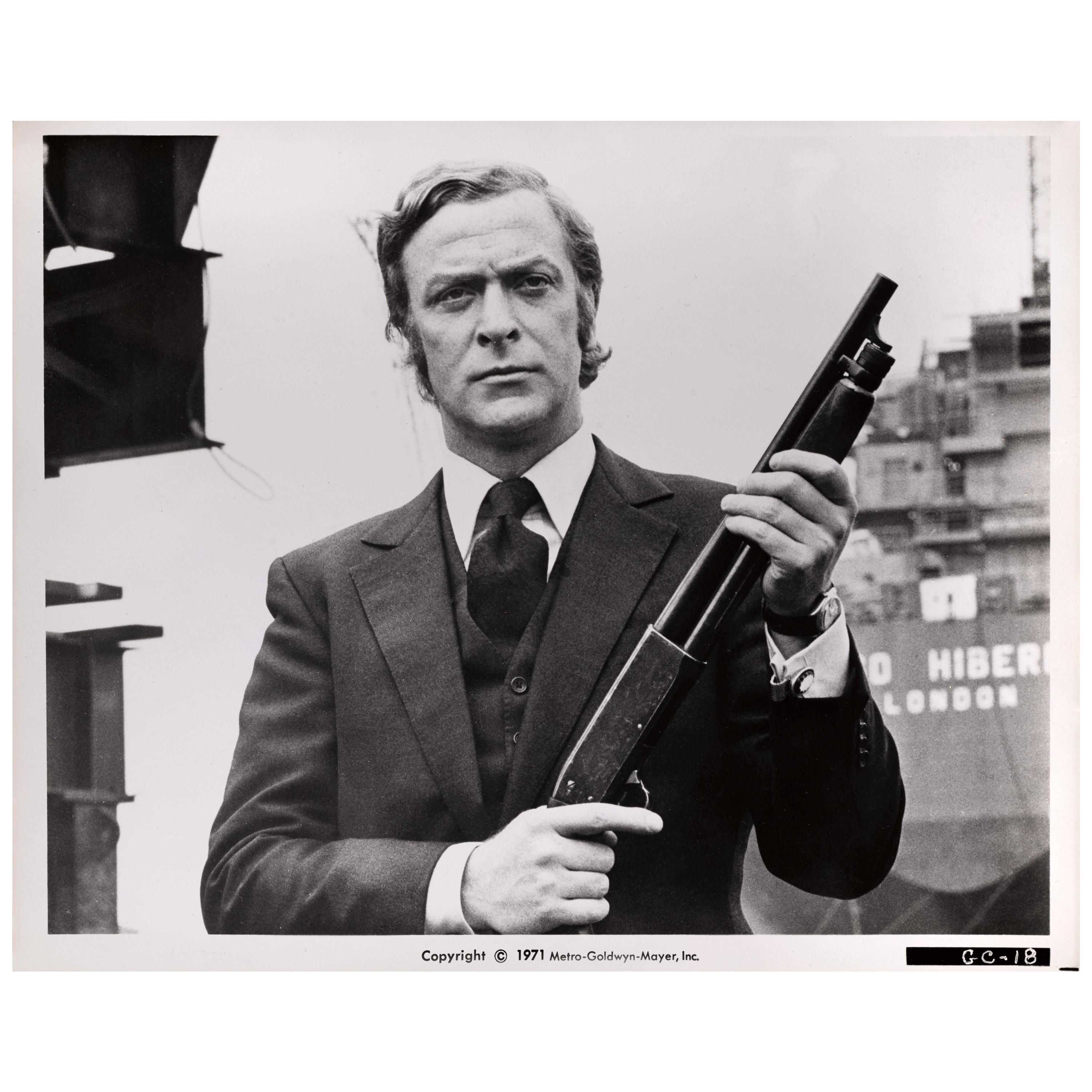 Michael Caine As Jack Carter Get Carter 11x17 Mini Poster Suit Holding Rifle