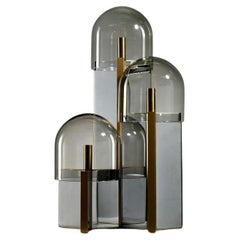 Getano Sciolari Glass Table Lamp. 1970
