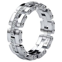 GETCHELL 14k White Gold Ring with 0.40ct Diamonds