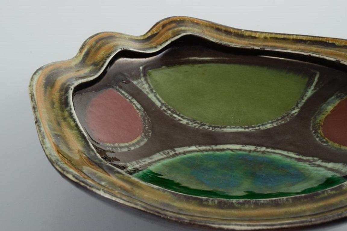 Danish Gete Petersen for Kähler, Ceramic Bowl, Approx. 1960's For Sale