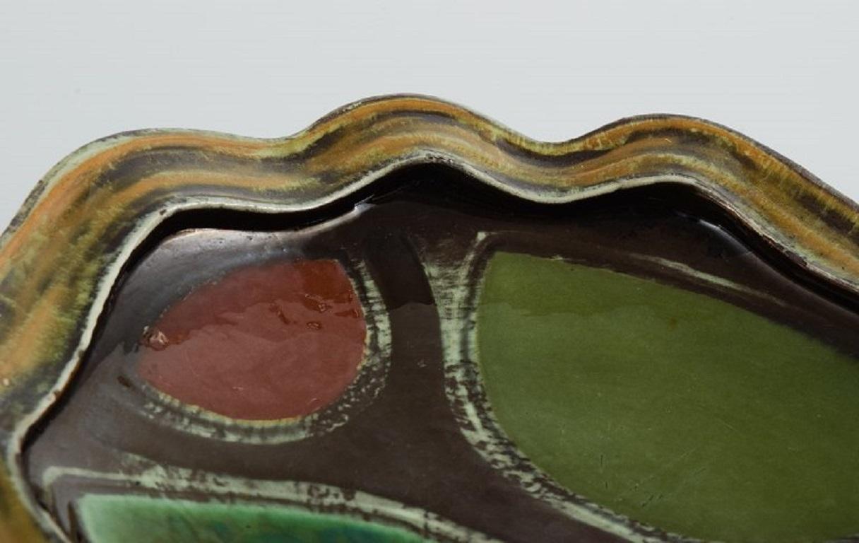 Glazed Gete Petersen for Kähler, Ceramic Bowl, Approx. 1960's For Sale