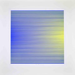 Design III a - Screen print by Getulio Alviani - 1971