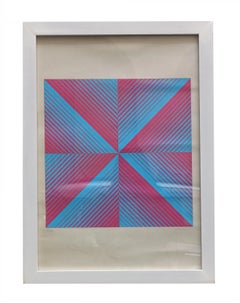 Sin título - Serigrafía óptica de GetulioAlviani firmada y numerada