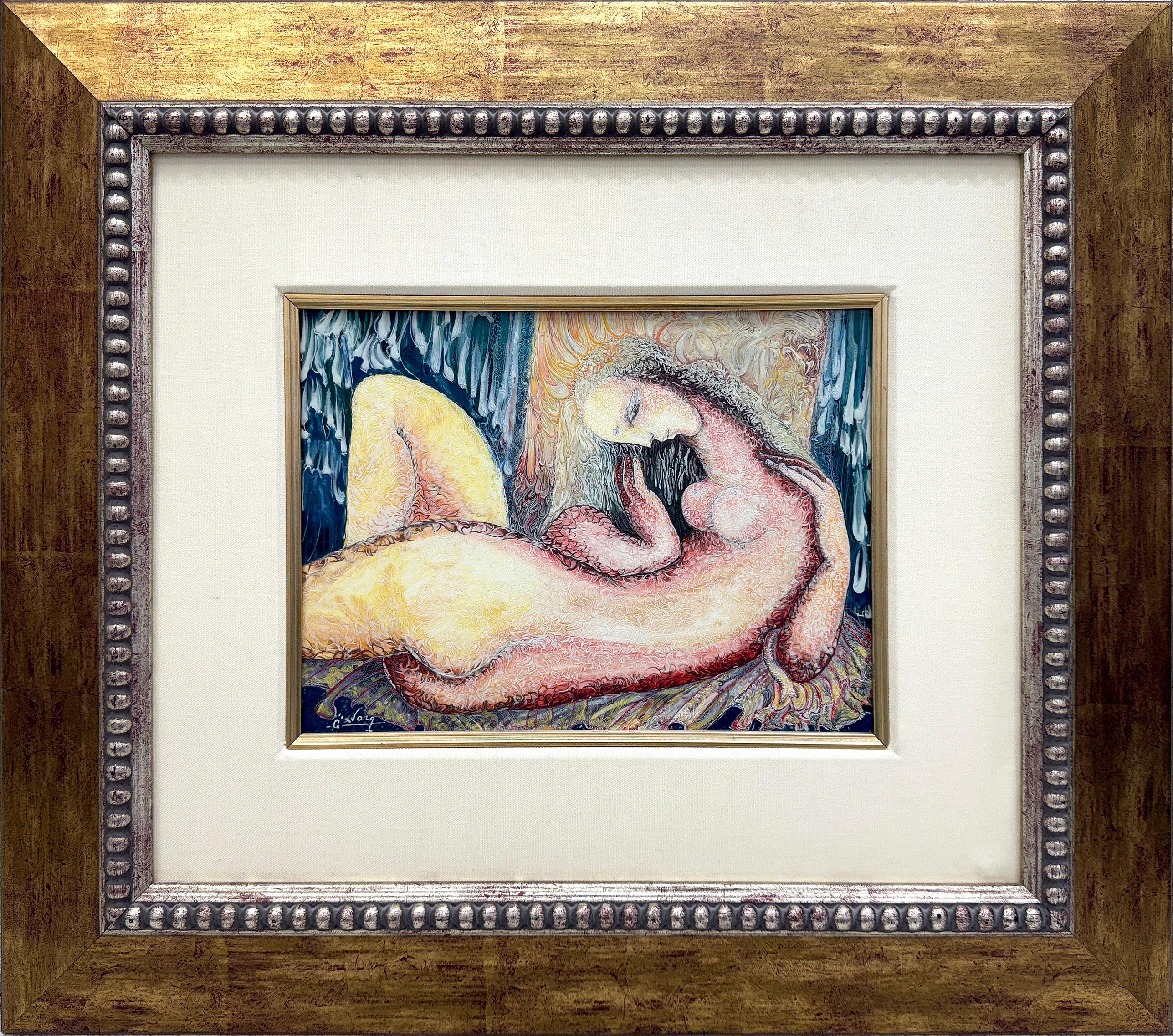 The Nude Series (framed original painting on board)