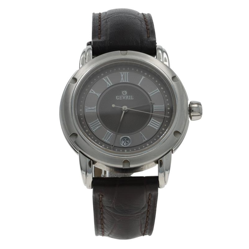 Reloj de caballero Gevril 7 3/4" Acero inoxidable Cuarzo