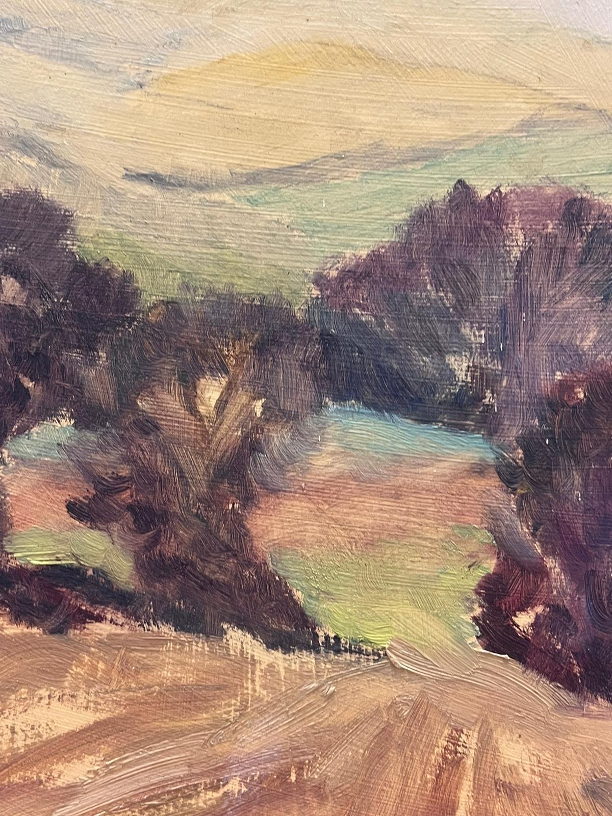 Landscape
signed by Geza Somerset-Paddon (British 20th century)
oil painting on board, unframed
size: 11 x 9 inches
dated 09
condition: overall very good
inscribed verso
provenance: all the paintings we have by this artist have come from their