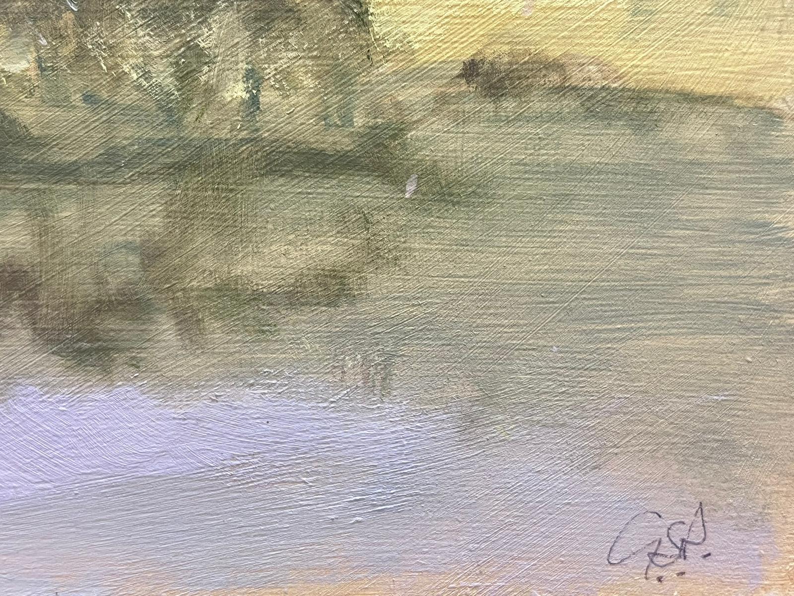 Landscape
signed by Geza Somerset-Paddon (British 20th century)
oil painting on board, unframed
size: 7.25 x 10 inches
condition: overall very good
inscribed verso
provenance: all the paintings we have by this artist have come from their studio sale