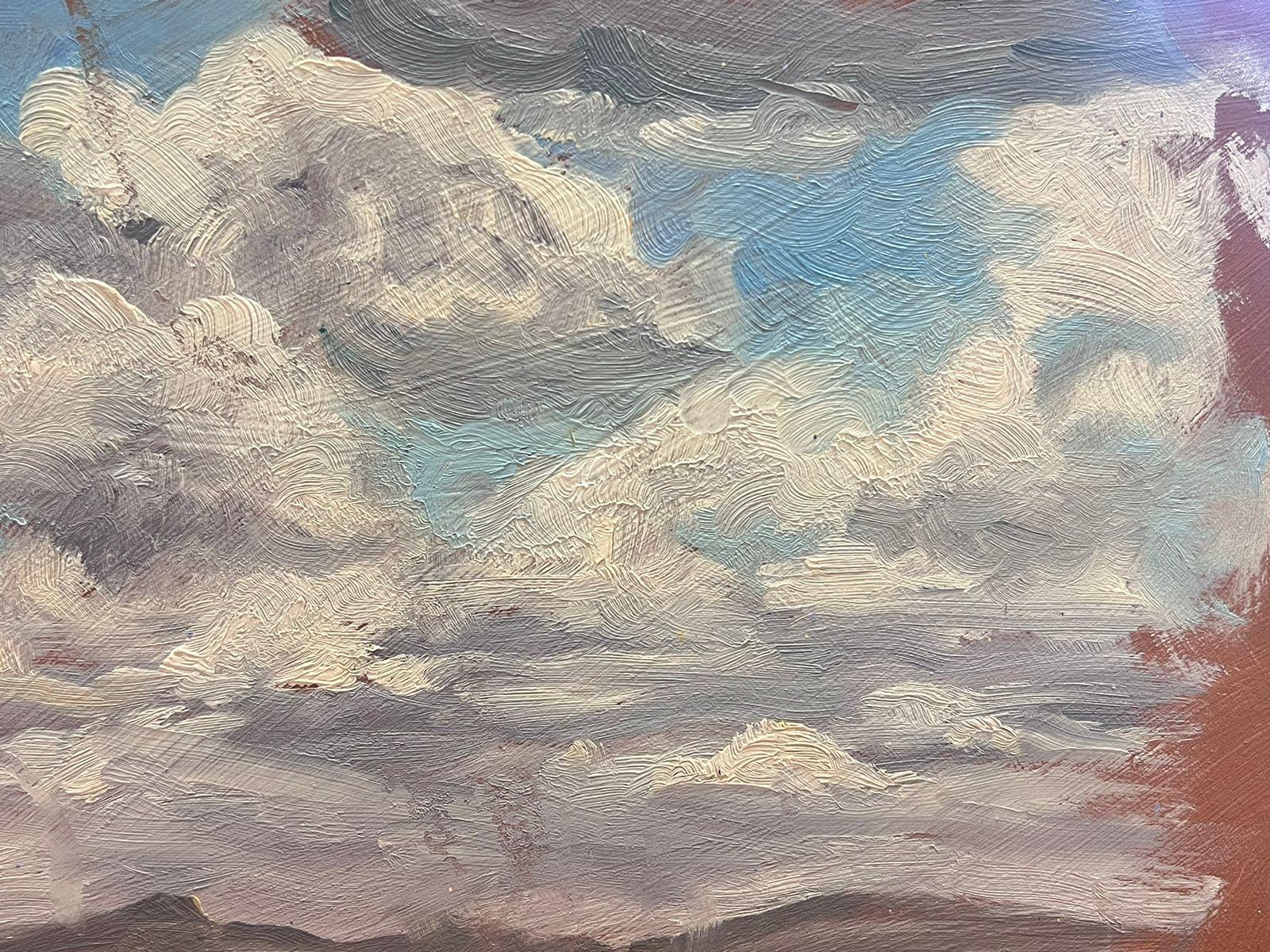 impressionist clouds painting