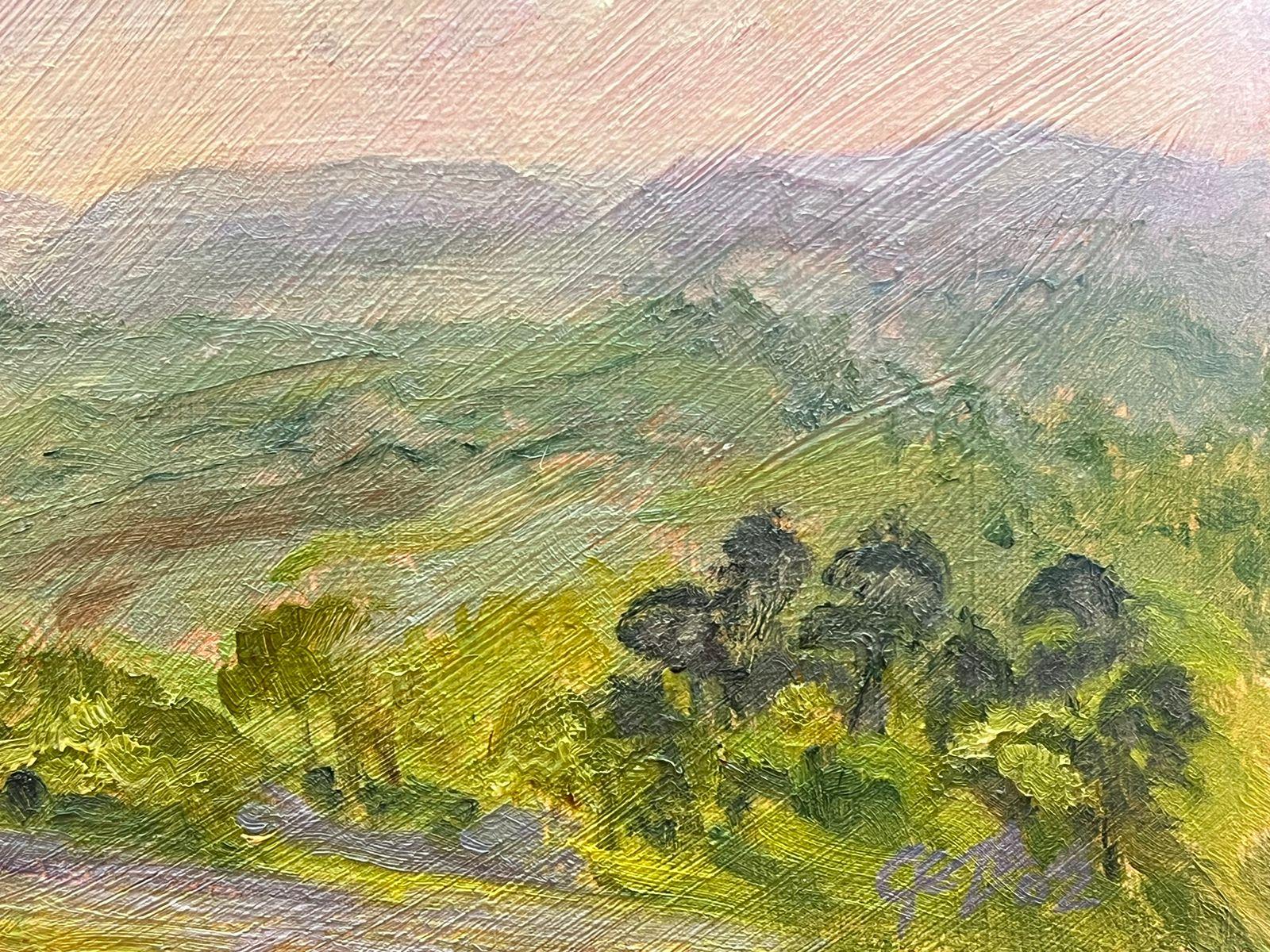 Landscape  
signed by Geza Somerset-Paddon (British 20th century)
dated 02'
oil painting on board, unframed
size: 8 x 10 inches
inscribed verso
condition: overall very good
provenance: all the paintings we have by this artist have come from their