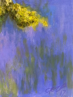 The Bluebell Wood Contemporary British Modernist Oil Painting