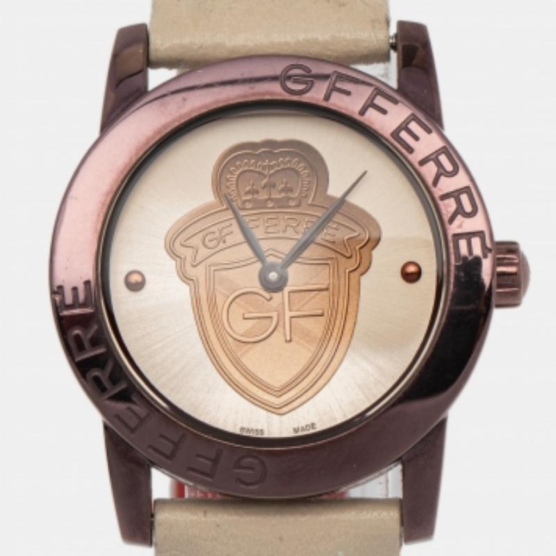 Reloj de pulsera de mujer GF Ferre 9085L de acero inoxidable recubierto de PVD 32 mm en venta 1