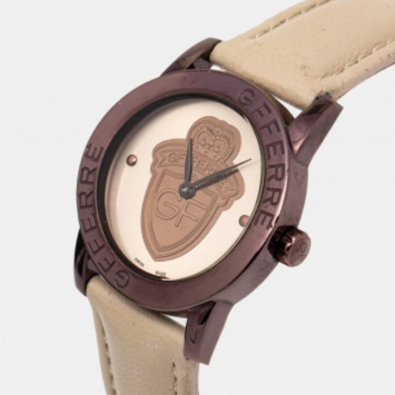 Reloj de pulsera de mujer GF Ferre 9085L de acero inoxidable recubierto de PVD 32 mm en venta 2