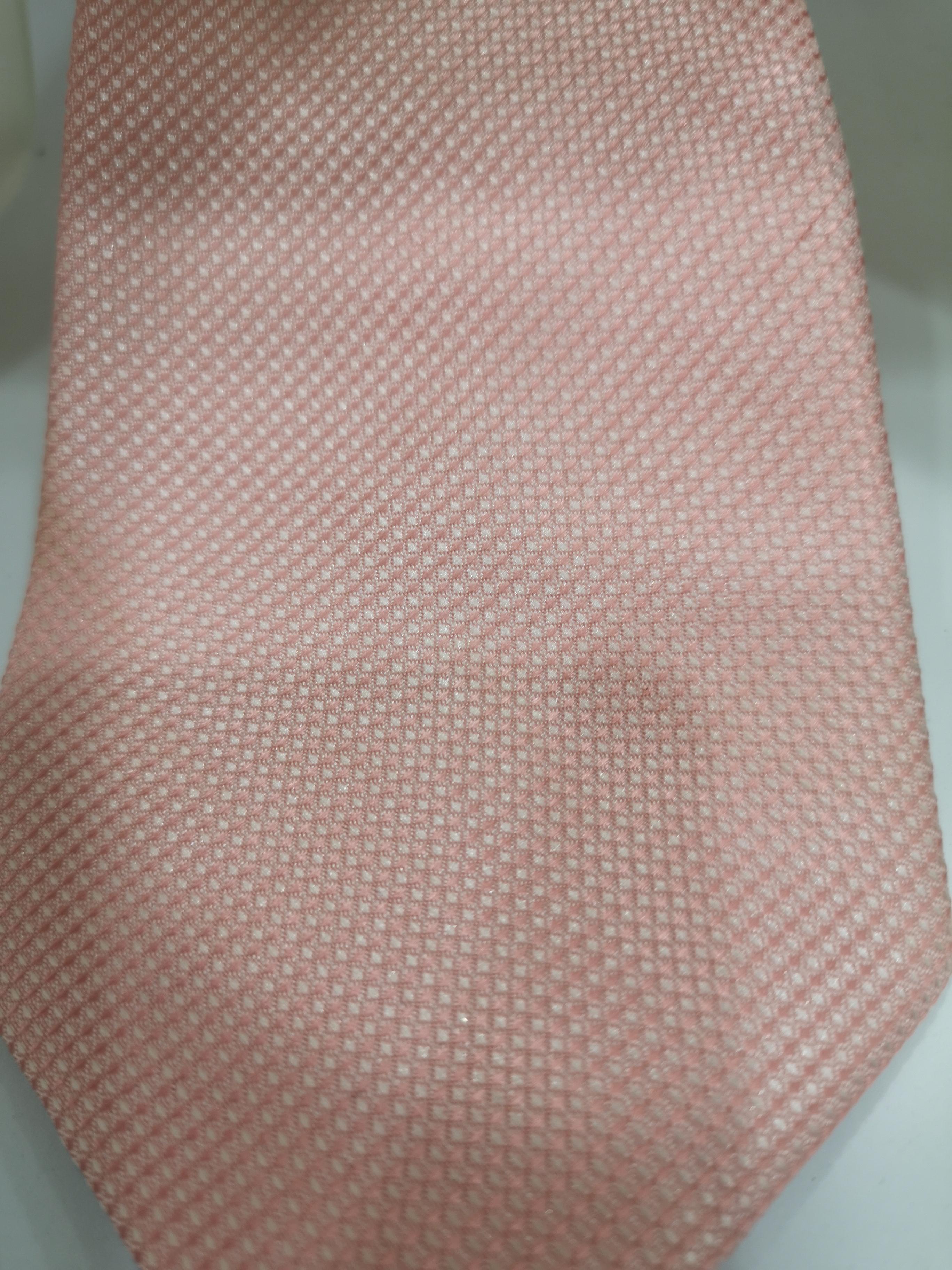 Brown GF Pink silk tie