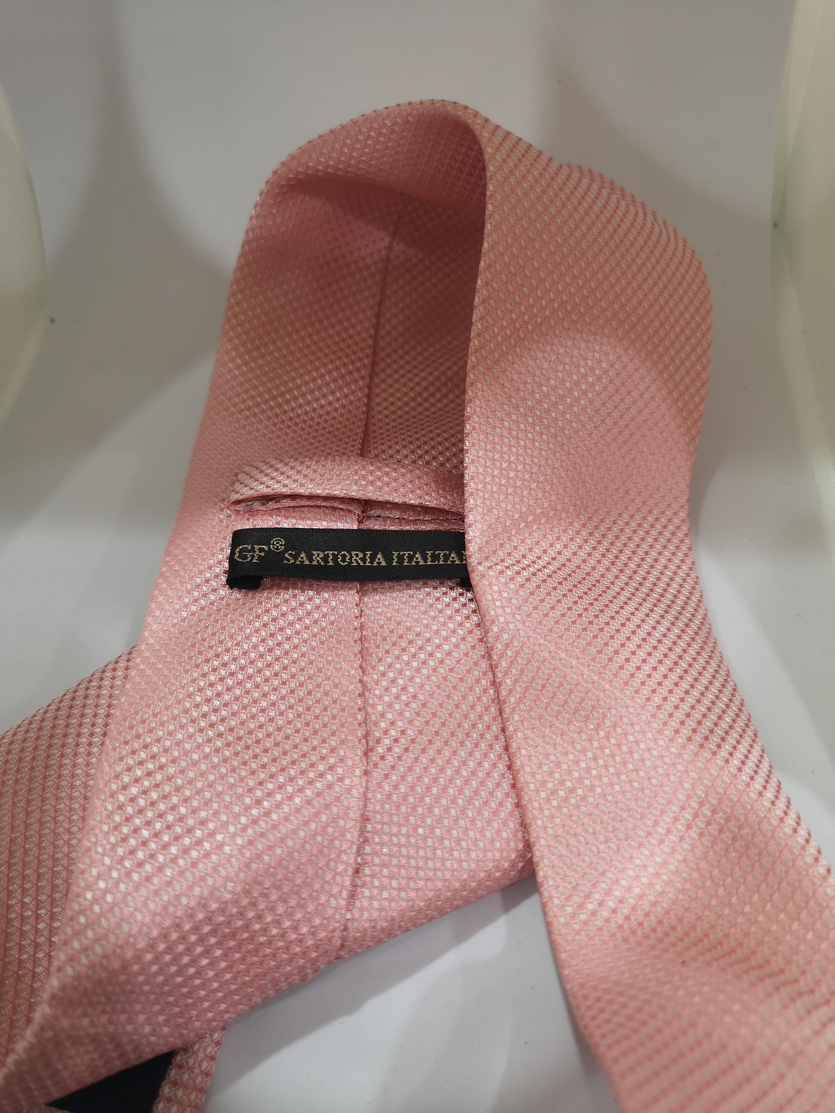 Men's GF Pink silk tie