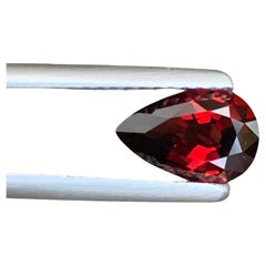 GFCO zertifiziert 1,20 Karat natürlichen losen roten Spinell Birne Form Edelstein