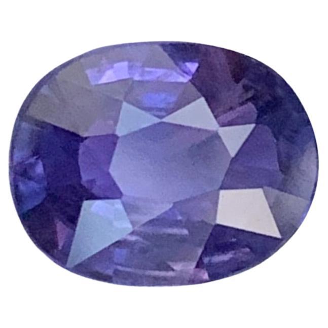 GFCO zertifiziert 1,55 Karat natürlichen losen Saphir Oval Form Edelstein im Angebot