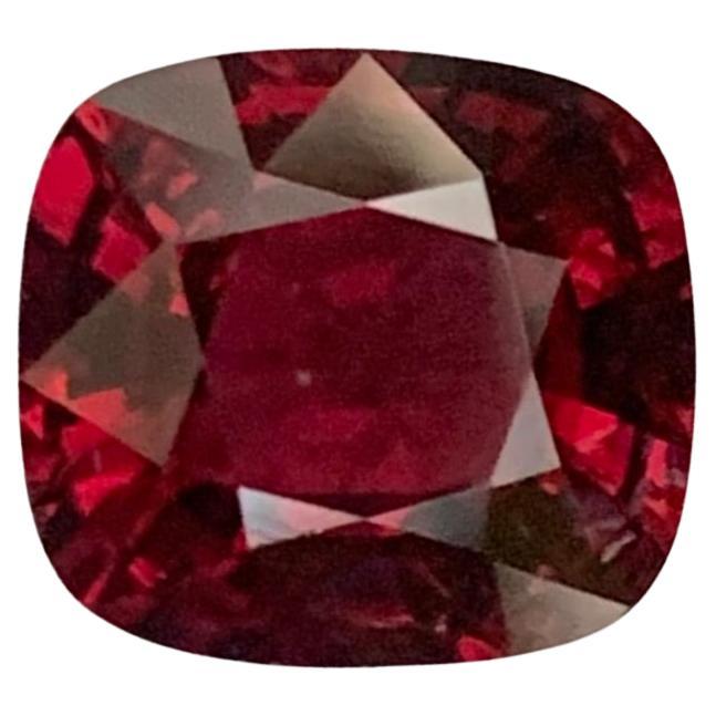 GFCO-zertifiziert 1,60 Karat natürlicher loser roter Spinell aus Myanmar Mine