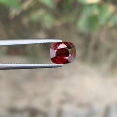 GFCO Certified 1.90 Carat Natural Loose Burmese Red Spinel Gemstone