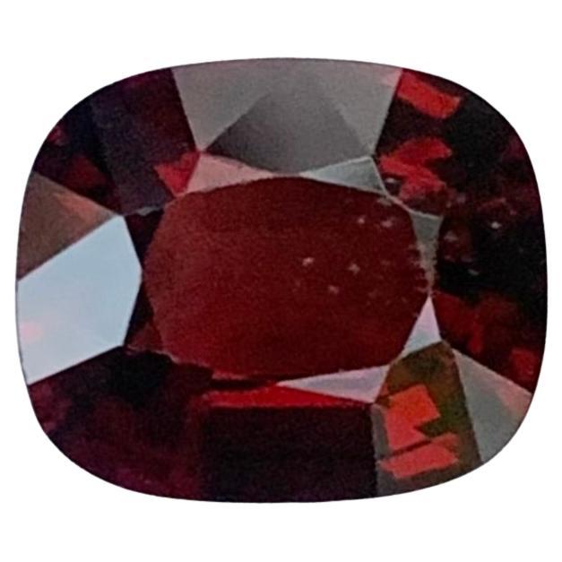 GFCO Certified 1.90 Carat Natural Loose Burmese Red Spinel Gemstone For Sale