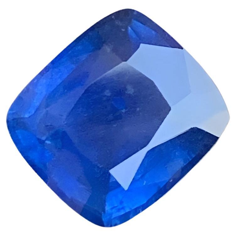 GFCO Certified 2.24 Carat Cornflower Blue Sapphire – Cushion Cut Loose Gemstone For Sale