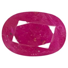 GFCO Certified 2.55 Carat Natural Loose Ruby Gemstone From Mozambique, Africa