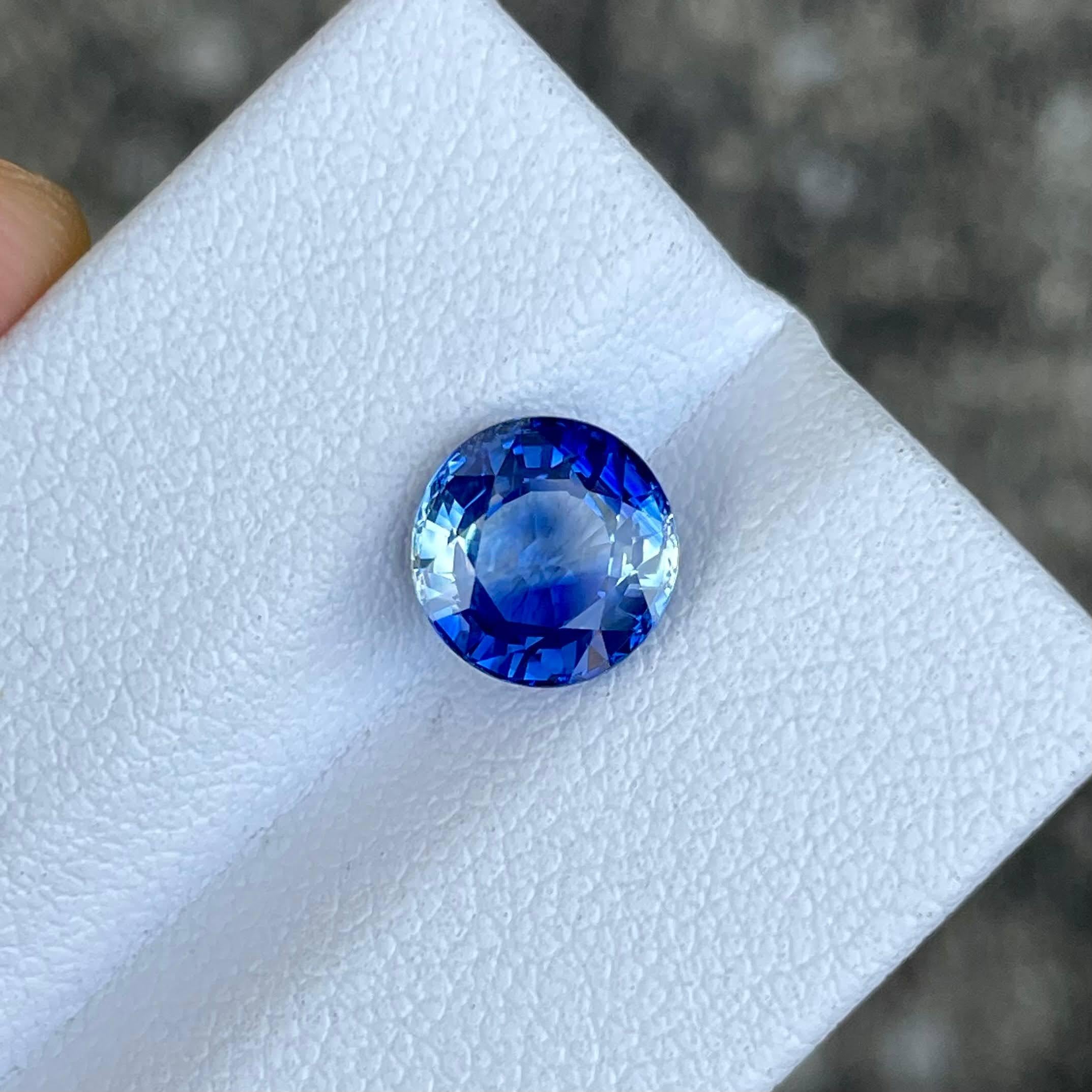  Pierre précieuse du Sri Lanka de 2,77 carats certifiée GFCO Unisexe 