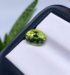 GFCO Certified 3.45ct Natural Tourmaline gemstone, Oval cut, 10.39x8.15x6.67mm.
