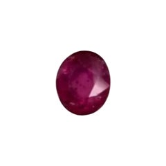 GFCO Certified 3.63 Carats Untreated Mozambique  Ruby