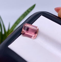 GFCO Certified 4.27ct Natural Tourmaline gemstone, Octagon, 10.41x8.52x5.39mm.