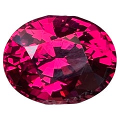 GFCO Certified 7.19 Carat Natural Rhodolite Garnet Loose Tanzanian's Gemstone (Grenat de rhodolite naturel en vrac)