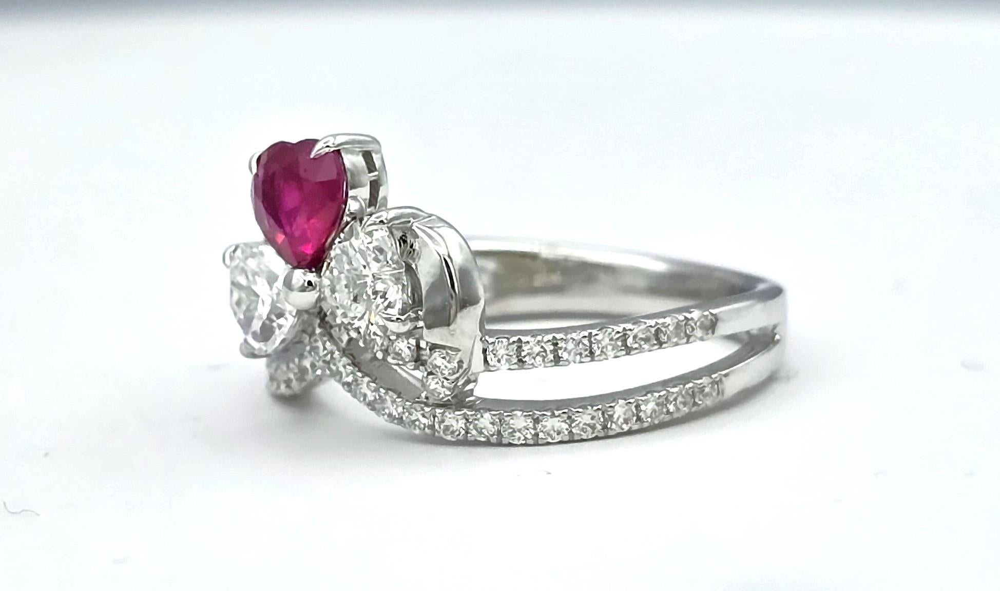 GFCO Certified Burma Ruby Ring For Sale 6