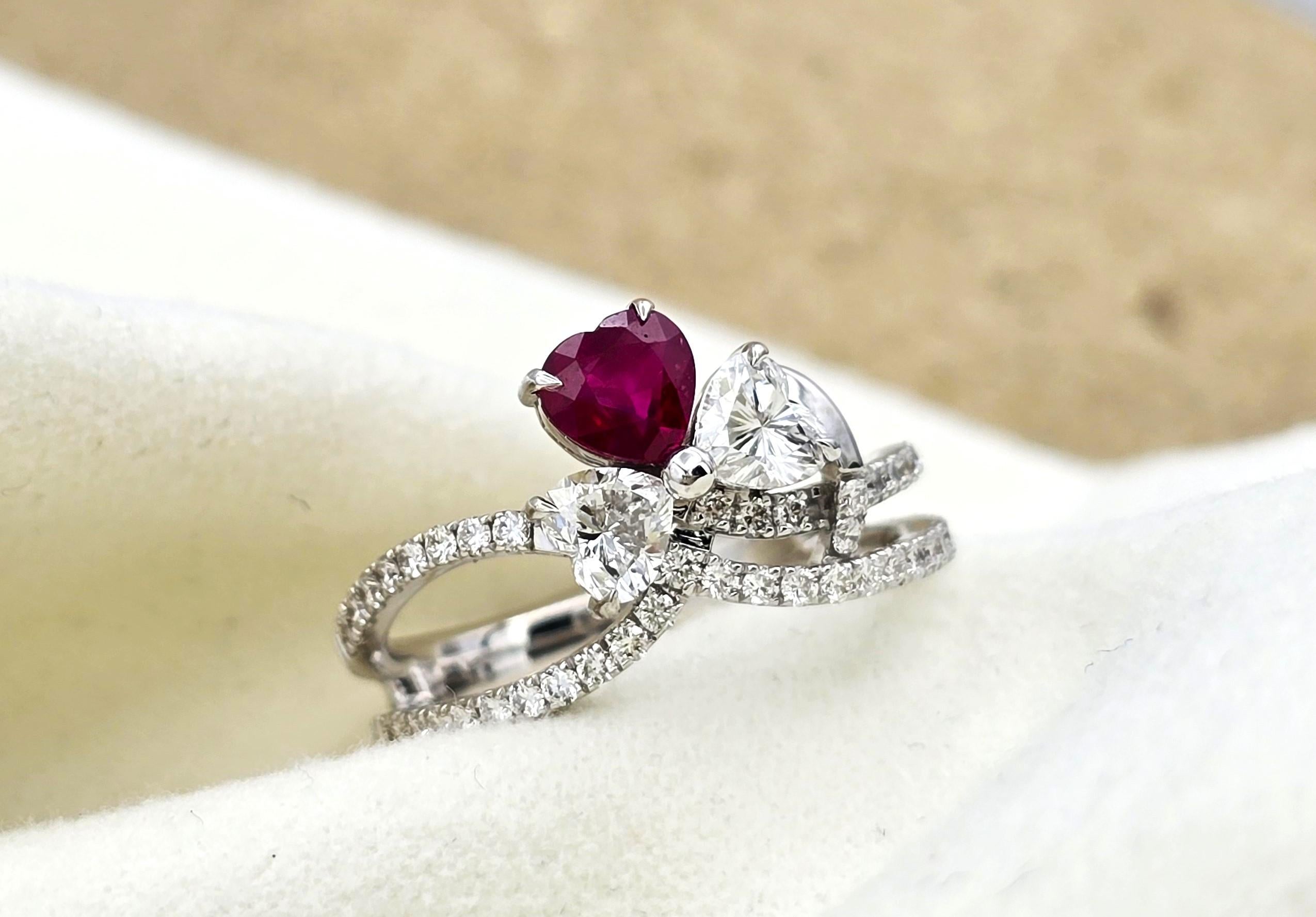 GFCO Certified Burma Ruby Ring For Sale 2