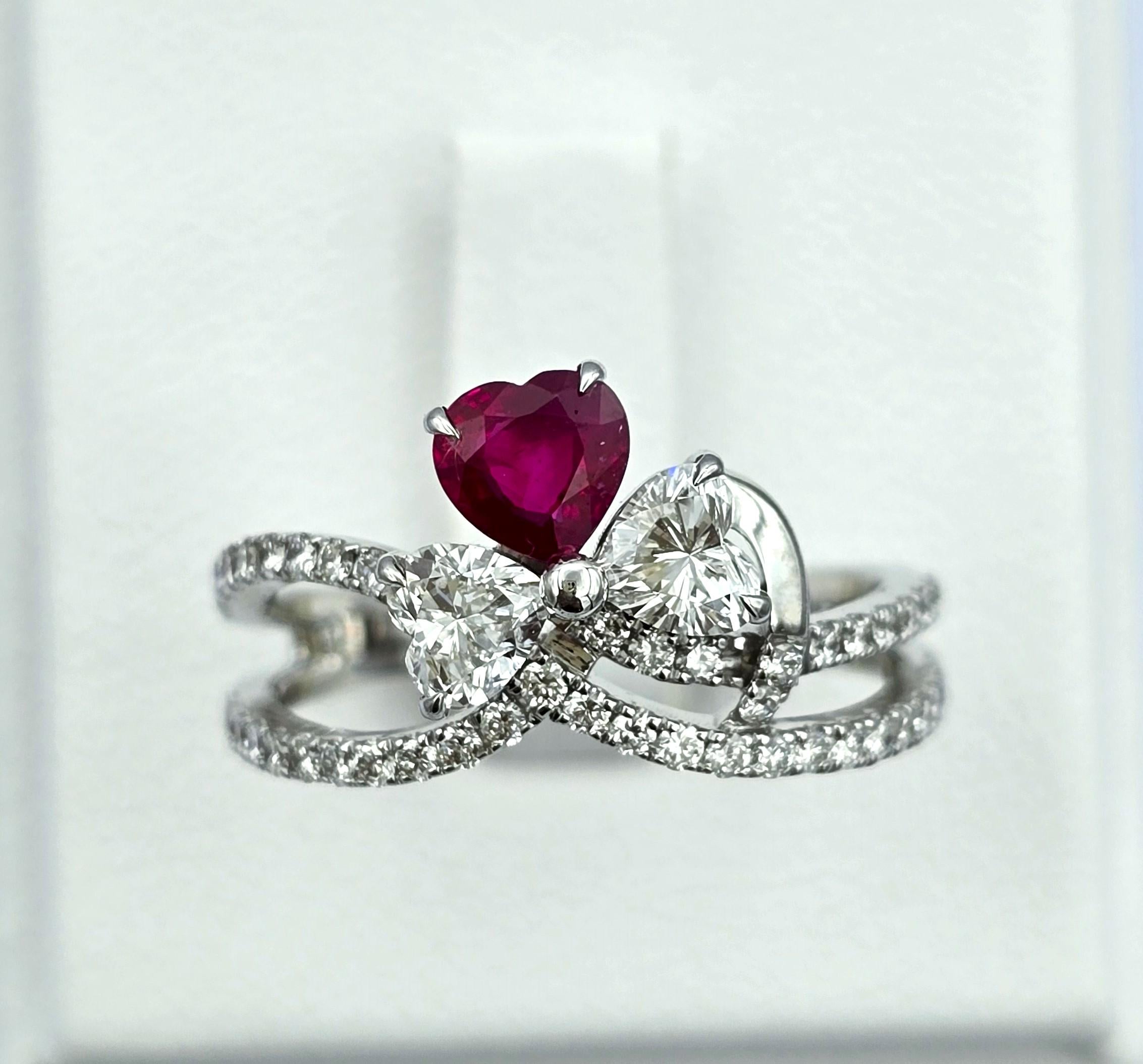 GFCO Certified Burma Ruby Ring For Sale 4
