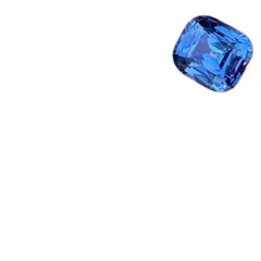 GFCO Certified Natural 2.45Ct Blue Spinel gemstone, Cushion, Tanzania